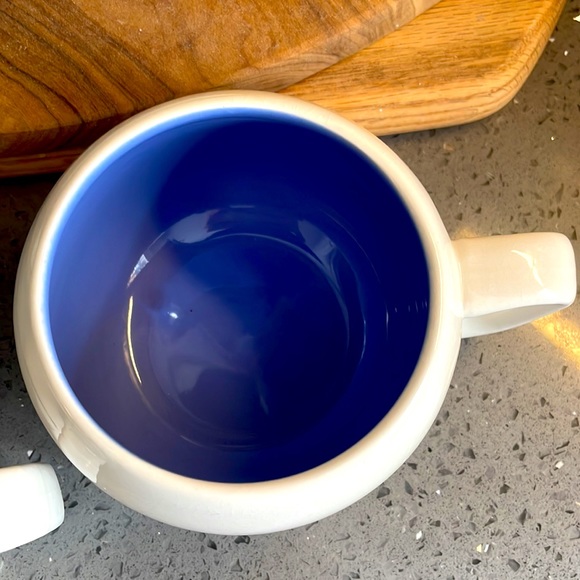 Set of 2 “Thirsty?” Round Ceramic Coffee Mugs - Picture 5 of 8